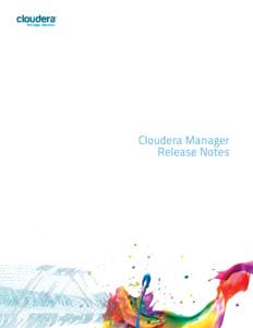 Cloudera Manager Release Notes