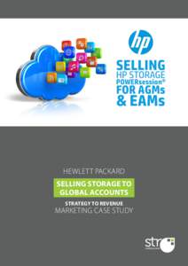 Hewlett Packard Selling storage to Global Accounts Strategy to Revenue  Marketing Case Study