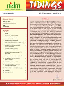 NIDM Newsletter NIDM Newsletter NIDM Newsletter