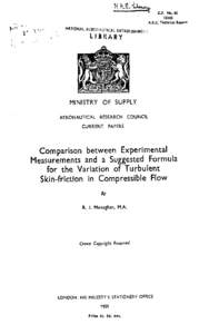 MINISTRY AERONAUTICAL OF SUPPLY RESEARCH COUNCIL