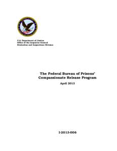 Review of the Federal Bureau of Prisons’ Compassionate Release Program