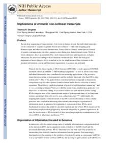 NIH Public Access Author Manuscript Nature. Author manuscript; available in PMC 2014 May 14. NIH-PA Author Manuscript