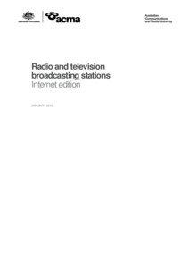 Radio and Television Broadcasting Stations