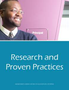 Research and Proven Practices Missouri’s Educator Evaluation System Introduction to the Balanced Leadership Research In 1998, the Mid-continent Research for Education and Learning (McREL), under the direction of Tim