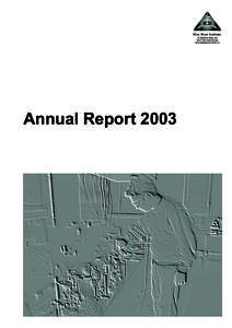 Max Born Institute for Nonlinear Optics and Short Pulse Spectroscopy Forschungsverbund Berlin e.V.  Annual Report 2003