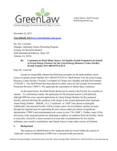 GreenLaw Comments Draft
