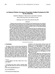 970  JOURNAL OF THE ATMOSPHERIC SCIENCES VOLUME 65