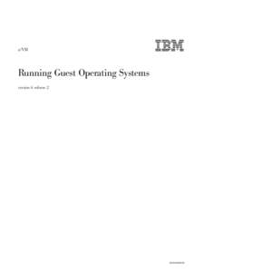 z/VM   Running Guest Operating Systems version 6 release 2