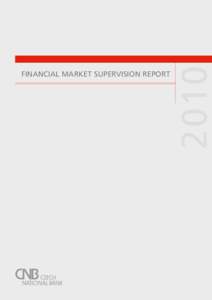 2010  Financial Market Supervision Report Financial Market Supervision Report