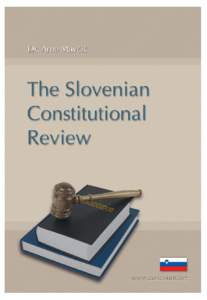 A. Mavčič  The Slovenian Constitutional Review