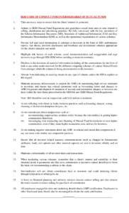 Microsoft Word - CODE OF CONDUCT FOR INTERMEDIARIES OF MUTUAL FUNDS