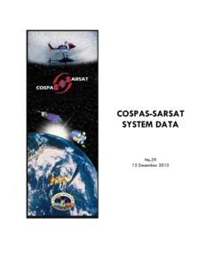 COSPAS-SARSAT SYSTEM DATA No[removed]December 2013