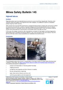 Mines Safety Bulletin 145