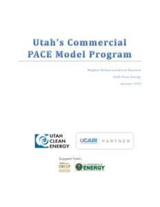 Meghan Dutton and Kevin Emerson Utah Clean Energy January 2015 Table of Contents Preface...................................................................................................................................