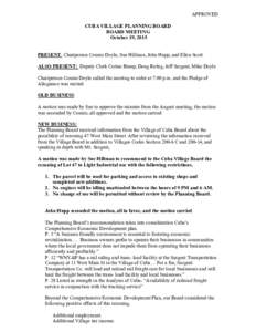 Microsoft Word - MINUTES PLANNING BOARD