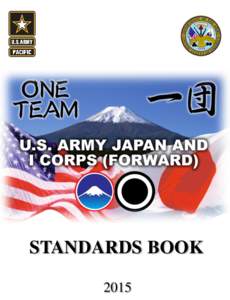 STANDARDS BOOK 2015 This USARJ Standards Book available for viewing and downloading on the USARJ homepage and USARJ Share-portal homepage: USARJ Homepage: http://www.usarj.army.mil/