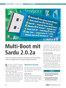 OPEN SOURCE  Sardu 2.0.2a Multi-Boot mit Sardu 2.0.2a