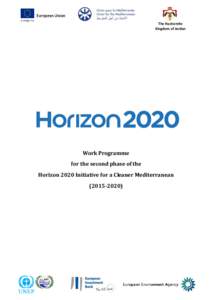 The Hashemite Kingdom of Jordan Work Programme for the second phase of the Horizon 2020 Initiative for a Cleaner Mediterranean