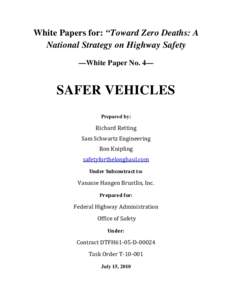 Microsoft Word - Draft TZD White Paper - Safer Vehicles