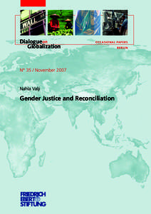 Gender justice and reconciliation
