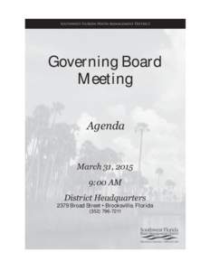 Agenda - Tuesday, March 31, 2015