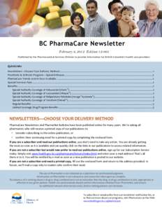 Ministry of Health / Paliperidone / Medical Services Plan of British Columbia / Gilead Sciences / Febuxostat / Tenofovir / Palmitic acid / Lacosamide / Betamethasone / Chemistry / Organic chemistry / Organofluorides
