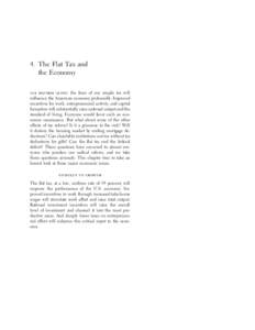 Hoover Classics : Flat Tax  hcﬂat ch4 Mp_127 rev0 pageThe Flat Tax and the Economy