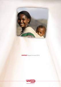 UNITAID Rapport Annuelwww.unitaid.eu © Organisation mondiale de la Santé (Agissant en qualité d’organisme d’hébergement