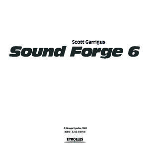 © Groupe Eyrolles, 2003 ISBN : [removed] Personnaliser Sound Forge  Chapitre 3 - Personnaliser Sound Forge