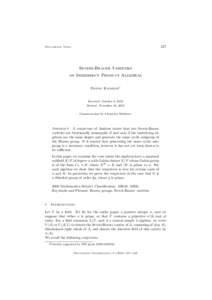 527  Documenta Math. Severi-Brauer Varieties of Semidirect Product Algebras