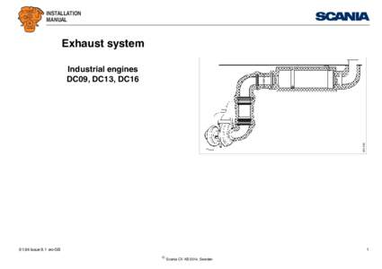 INSTALLATION MANUAL Exhaust system