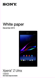 White paper December 2013 Xperia Z Ultra TM