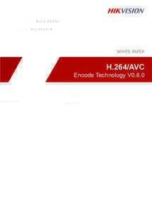 WHITE PAPER  H.264/AVC Encode Technology V0.8.0