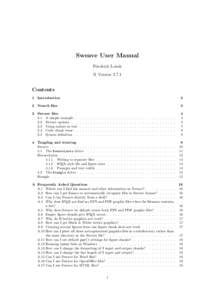 Sweave User Manual Friedrich Leisch R VersionContents 1 Introduction