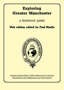 Exploring Greater Manchester a fieldwork guide