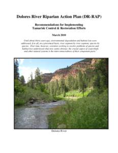 Microsoft Word[removed]Dolores River Riparian Action Plan_Short
