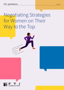 AprilNegotiating Strategies for Women on Their Way to the Top