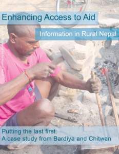 Enhancing Access to Aid Information in Rural Nepal Putting the last first: A case study from Bardiya and Chitwan June 2011 Alliance for Aid Monitor Nepal  Hegemonic is sometimes used as an opposite of corporate 
