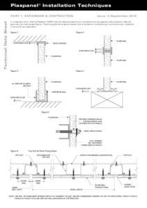Plaspanel® Installation Techniques  Technical Data Sheet PART 1: EXPANSION & CONTRACTION