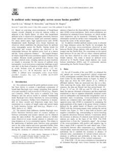 Click Here GEOPHYSICAL RESEARCH LETTERS, VOL. 33, L14304, doi:2006GL026610, 2006  for