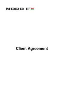 Client Agreement  Table of Contents 1.  Services ............................................................................................................................... 3