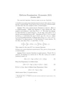 Quasiconvex function / Convex function / Concave function / Derivative / PROPT / Logarithmically concave function / Mathematical analysis / Mathematical optimization / Convex analysis