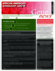Gene news W interAFRICAN AMERICAN