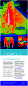 IR IMAGING Color By Numbers Hey kids, how does an elephant stay cool on a hot day? Take a look at the elephant’s ears in this image for some clues. The picture above is what’s known as a Thermal Image or Infrared Ima