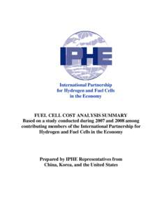 Microsoft Word - IPHE Fuel Cell Cost Comparison Report.doc