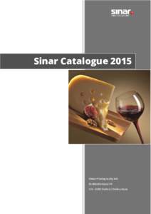 Sinar CatalogueSinar Photography AG Farbhofstrasse 21 CH – 8048 Zurich / Switzerland