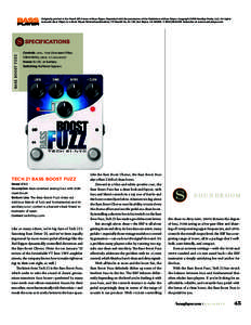 Originally printed in the March 2013 issue of Bass Player. Reprinted with the permission of the Publishers of Bass Player. Copyright 2008 NewBay Media, LLC. All rights reserved. Bass Player is a Music Player Network publ