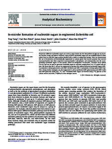 Analytical Biochemistry[removed]–698  Contents lists available at SciVerse ScienceDirect Analytical Biochemistry journal homepage: www.elsevier.com/locate/yabio