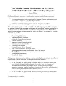 Microsoft Word - Doctoral Exam and Dissertation Proposal Guidelines, April 2014.docx