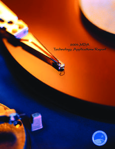 2004 MDA Technology Applications Report 2004 MDA Technology Applications Report